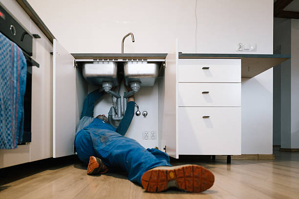 Professional Emergency Plumber technician working in Westfield, NC